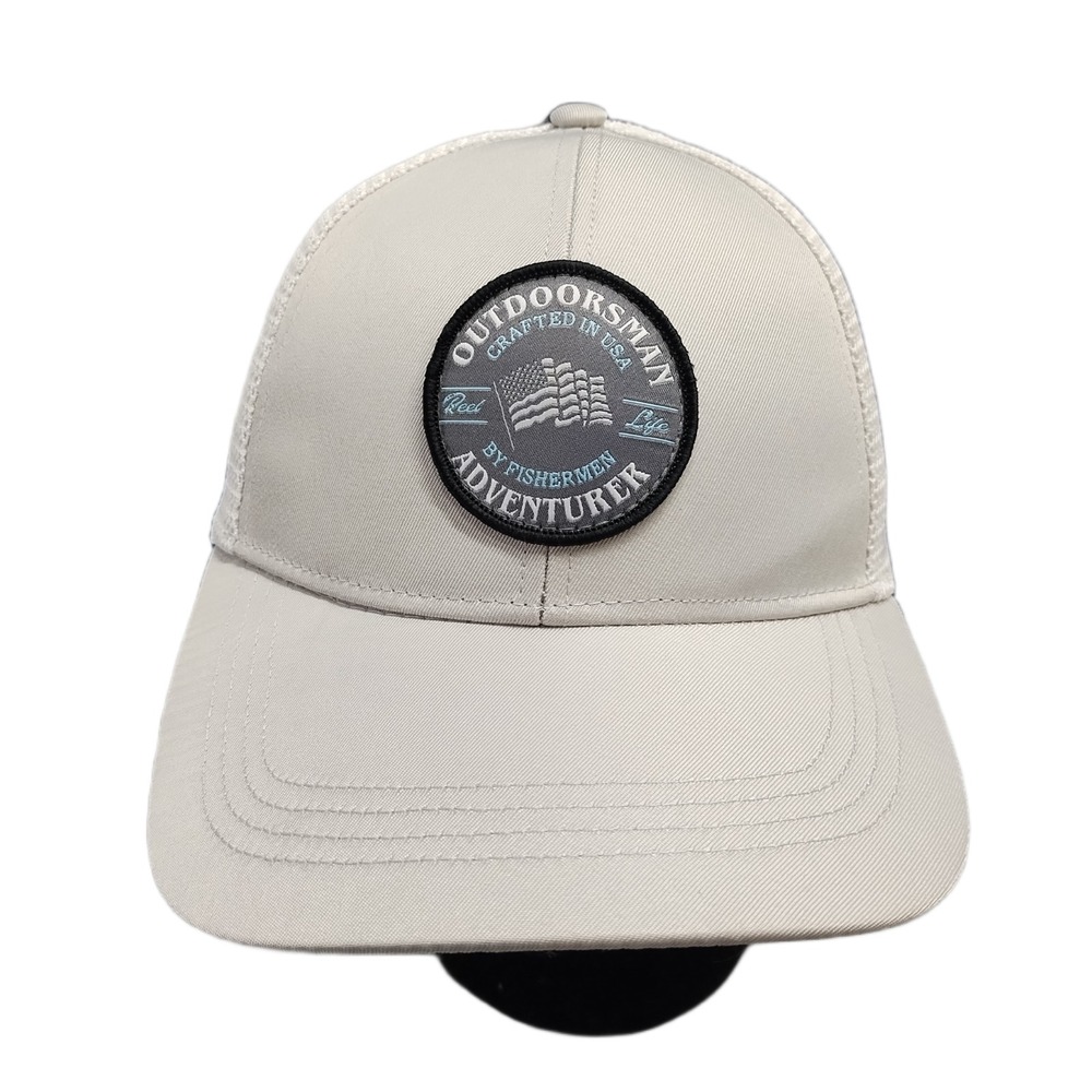 Reel Life Trucker Hat Mens OSFM Multi Fishing Outdoorsman Adventurer Snapback